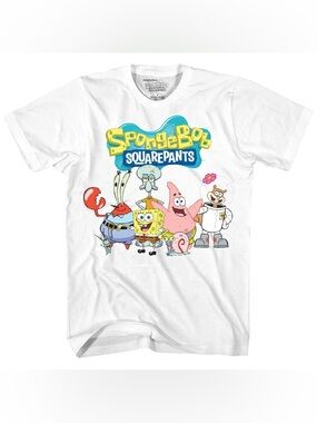 SPONGEBOB SQUARE PANTS GROUP PHOTO T-SHIRT VARIOUS SIZES (NEW WITH TAGS) A27